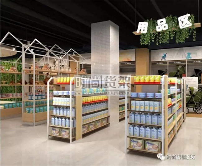 母嬰店貨架布局設(shè)計(jì)效果圖